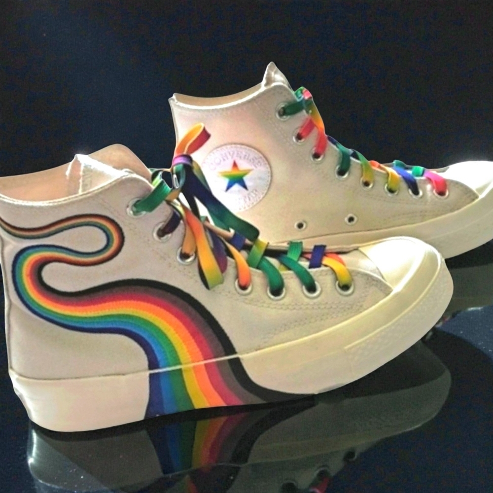 🌈 Converse Chuck Taylor All Star Pride 70 NWOT Hi Top Unisex M 7 W 9 AMAZING!